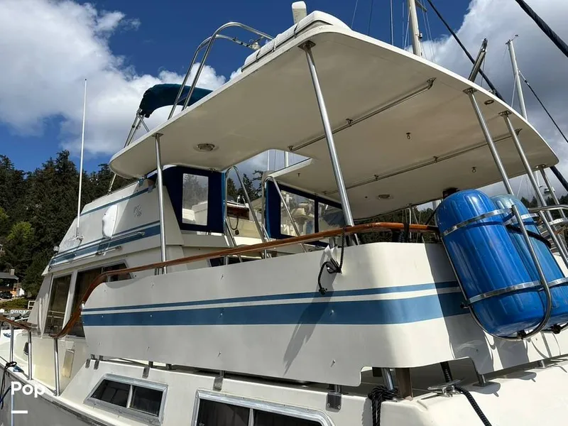 Slide: The Image of Custom Taiwan Overseas 46' Sundeck Trawler 1986 - 16358498