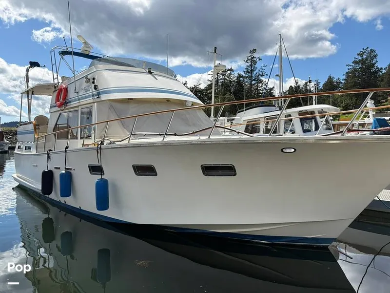 Slide: The Image of Custom Taiwan Overseas 46' Sundeck Trawler 1986 - 16358503