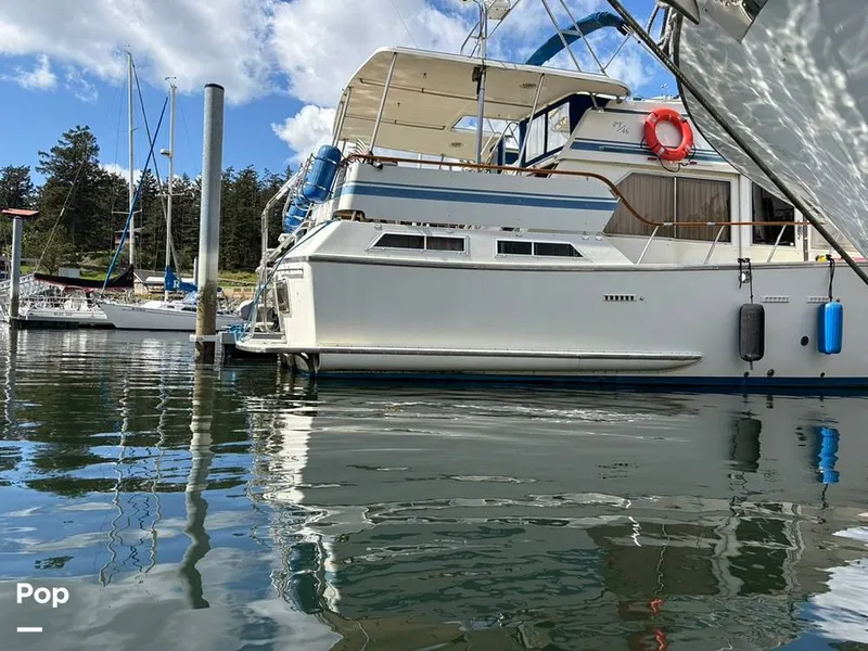 Slide: The Image of Custom Taiwan Overseas 46' Sundeck Trawler 1986 - 16358504