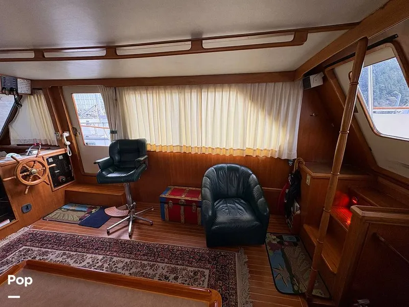 Slide: The Image of Custom Taiwan Overseas 46' Sundeck Trawler 1986 - 16358395