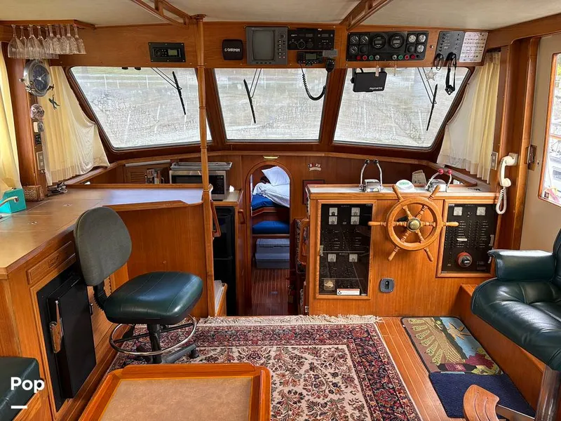 Slide: The Image of Custom Taiwan Overseas 46' Sundeck Trawler 1986 - 16358396