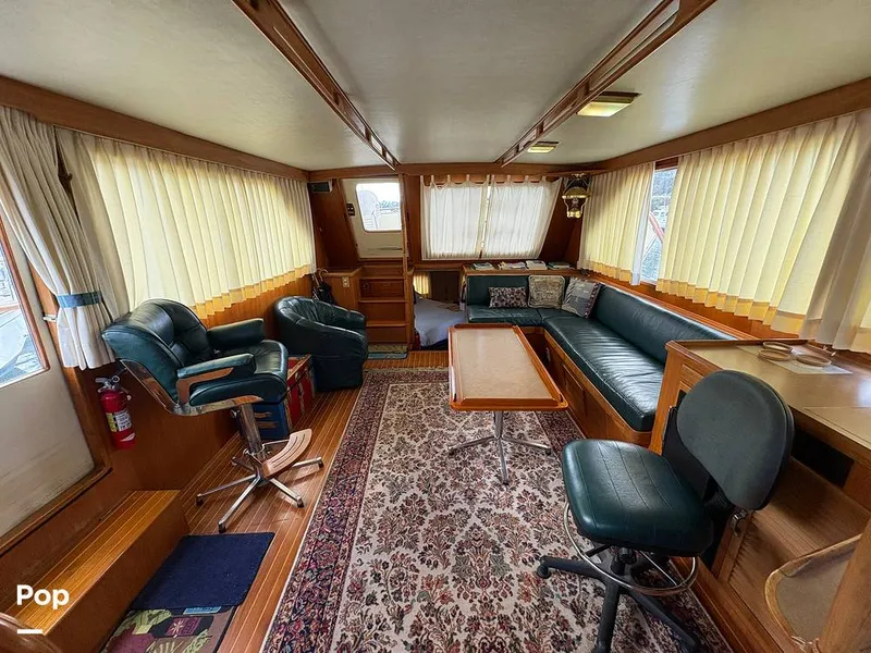 Slide: The Image of Custom Taiwan Overseas 46' Sundeck Trawler 1986 - 16358384