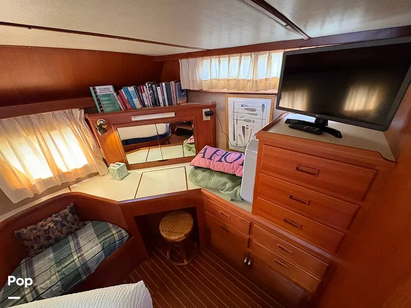 Slide: The Image of Custom Taiwan Overseas 46' Sundeck Trawler 1986 - 16358422