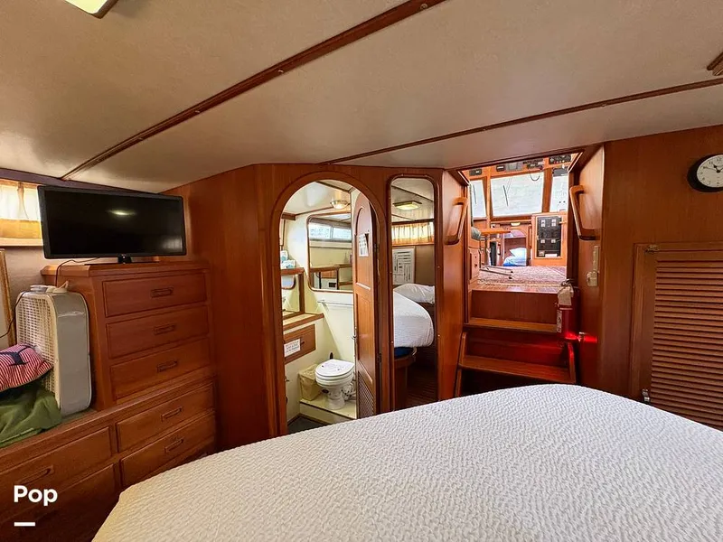 Slide: The Image of Custom Taiwan Overseas 46' Sundeck Trawler 1986 - 16358424