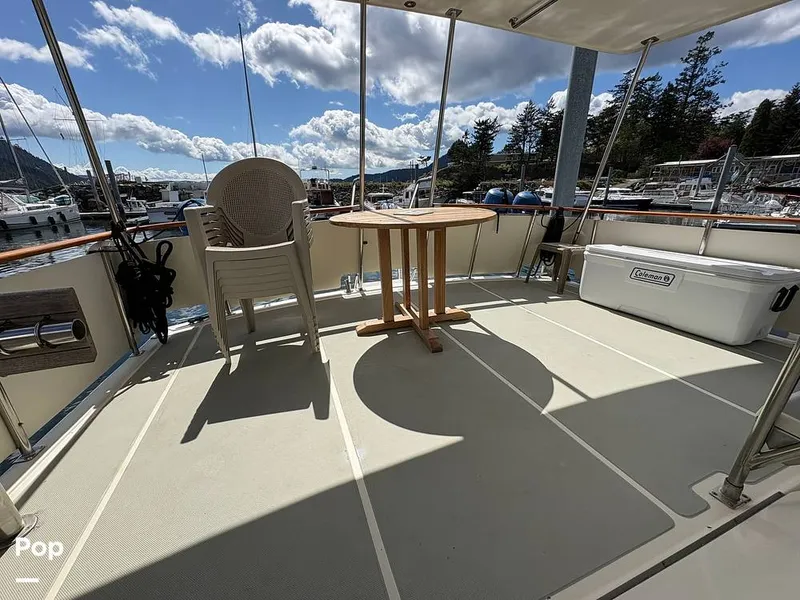 Slide: The Image of Custom Taiwan Overseas 46' Sundeck Trawler 1986 - 16358467