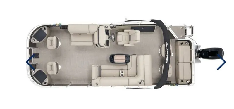 Slide: The Image of Sun Tracker 22 Fishin' Barge 2021 - 16340417