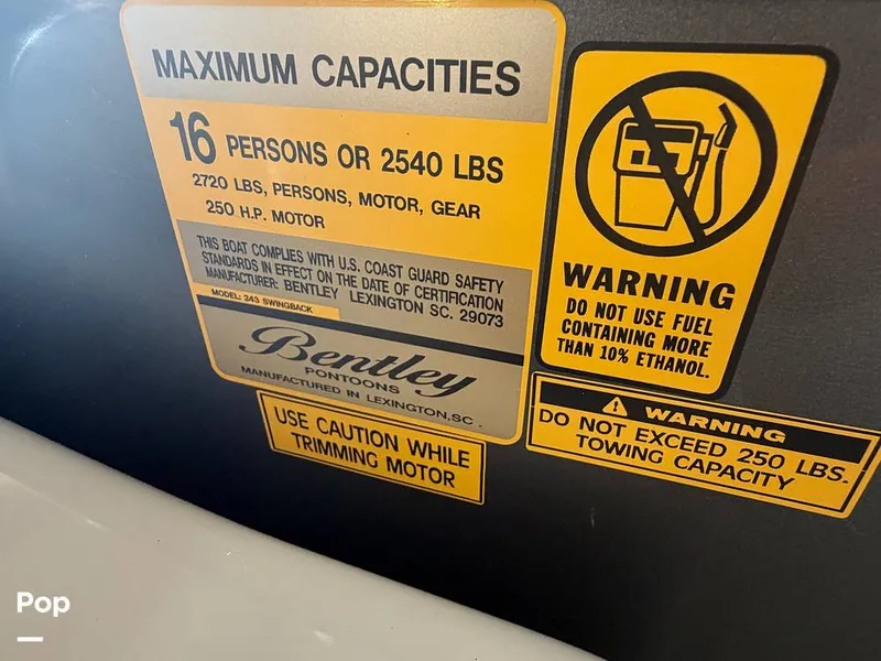 Slide: The Image of Bentley Pontoons 243 SB 2023 - 16370001
