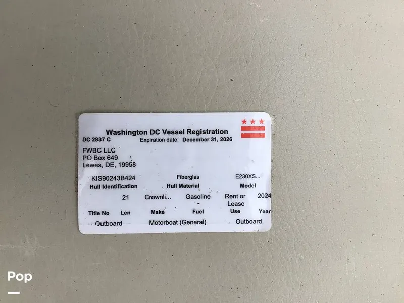 Slide: The Image of Crownline Boats E230XS 2024 - 16756958