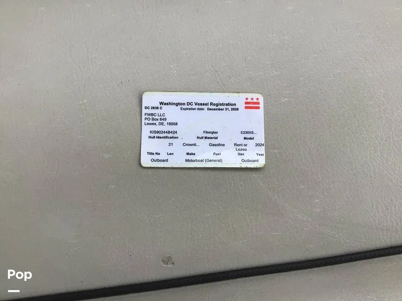 Slide: The Image of Crownline Boats E230 XS 2024 - 16757026