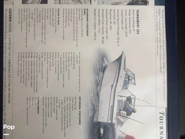 Slide: The Image of Grady-White Tournament 225 2003 - 16380003