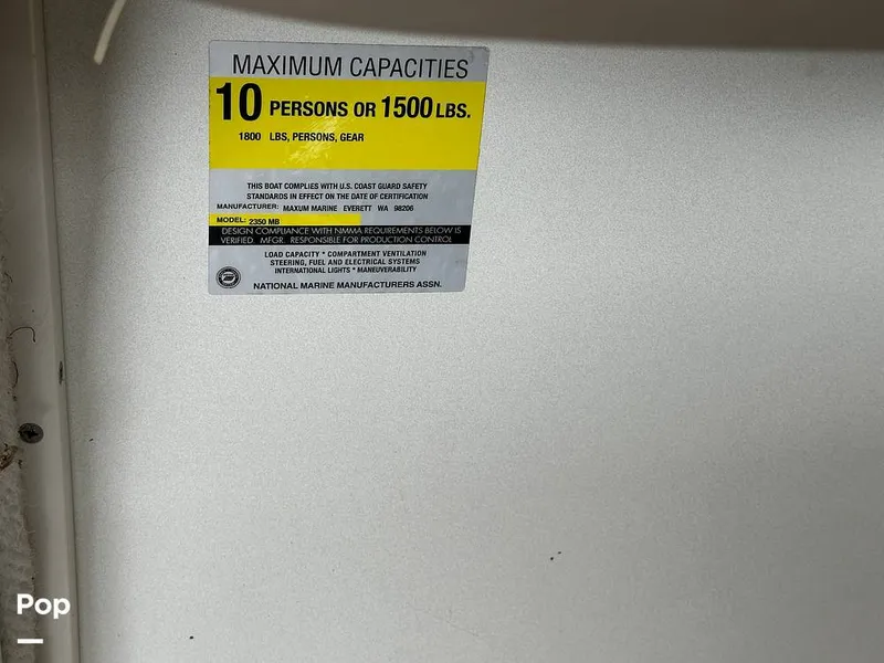 Slide: The Image of Maxum 2300SR 2000 - 16419154