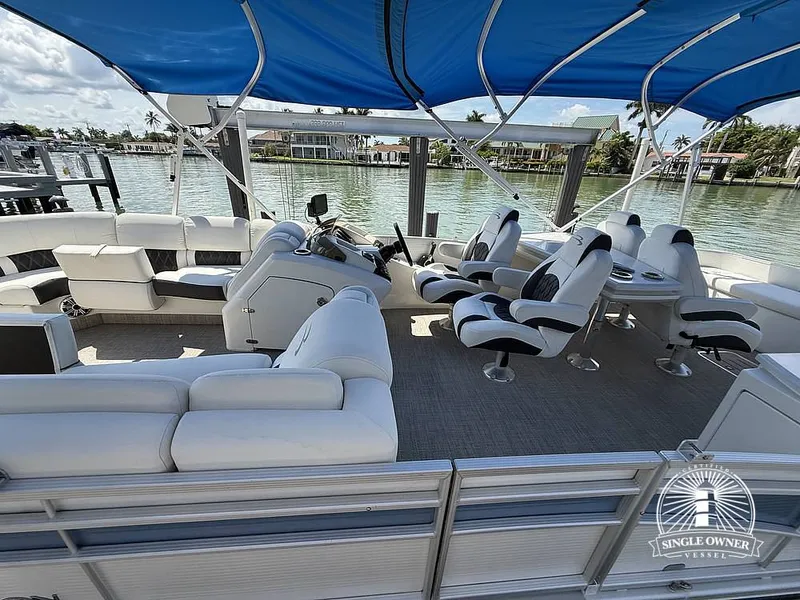 Slide: The Image of Super Comfort Under A Full Bimini.. - 16539935