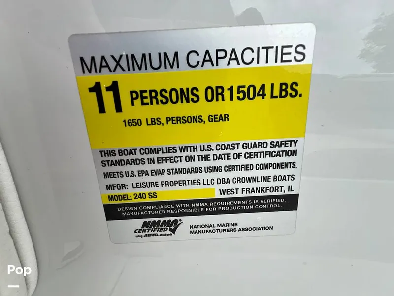 Slide: The Image of Crownline Boats 240 SS 2022 - 16643105