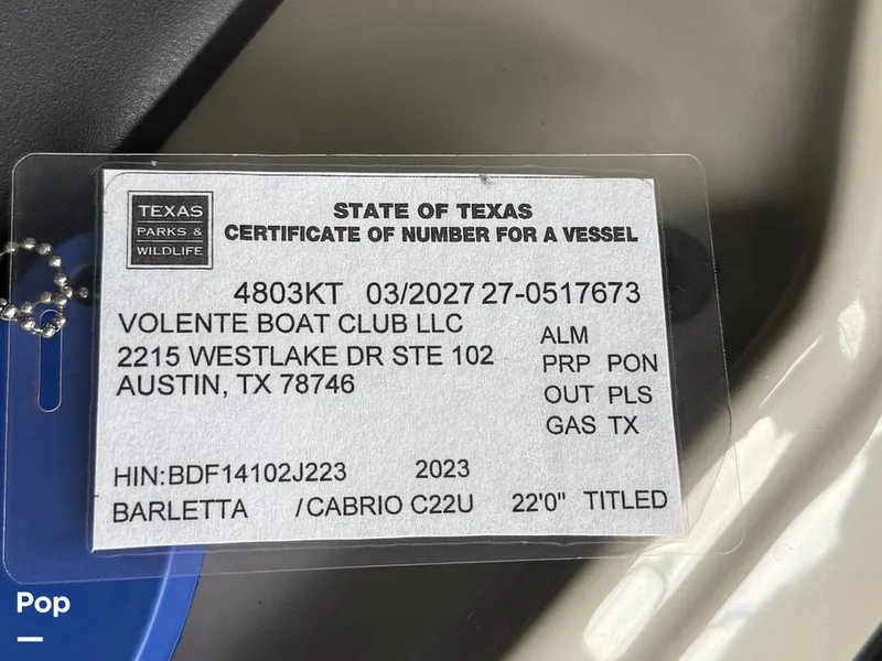 Slide: The Image of Barletta Cabrio C22 Ultra Lounge 2023 - 16832166