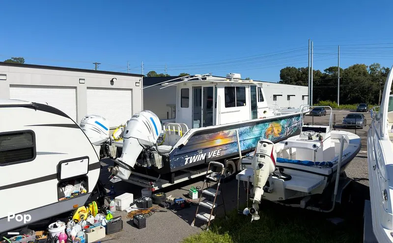 Slide: The Image of Twin Vee 36 Cat Pilot House 2011 - 16840539