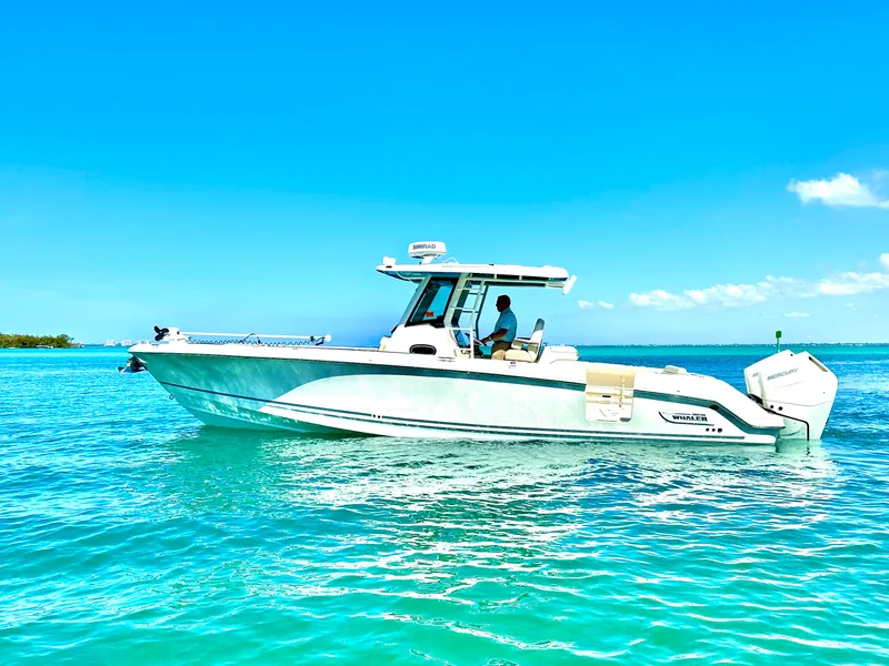 Slide: The Image of Boston Whaler 330 OUTRAGE 2024 - 2