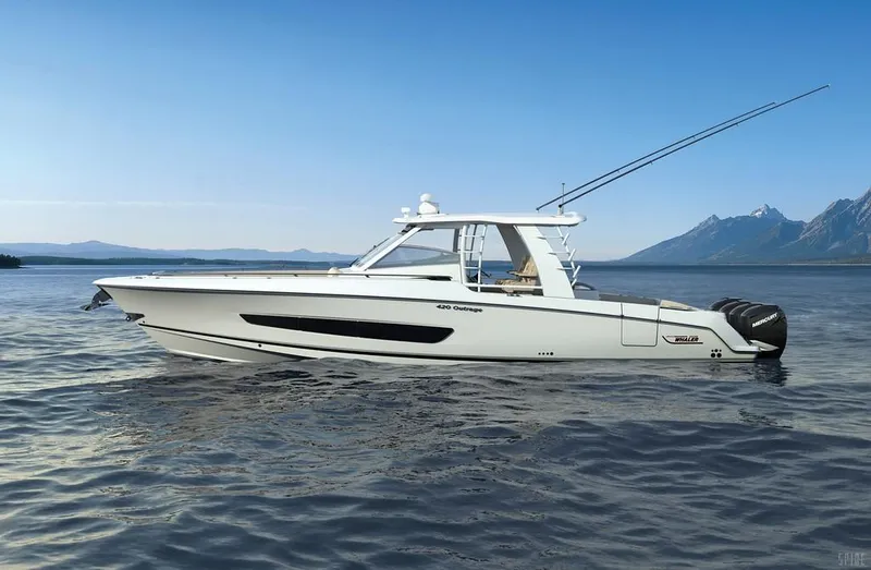 Slide: The Image of Boston Whaler 420 Outrage 2026 - 54