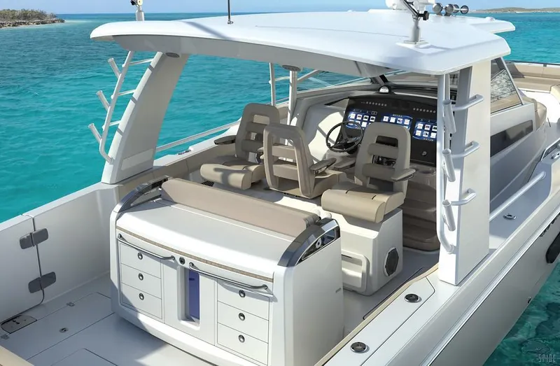 Slide: The Image of Boston Whaler 420 Outrage 2026 - 63