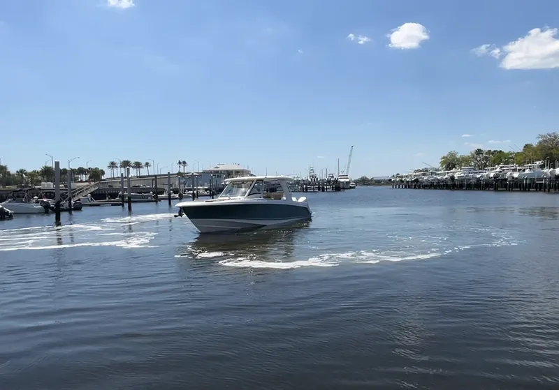 Slide: The Image of Boston Whaler 350 Realm 2026 - 2