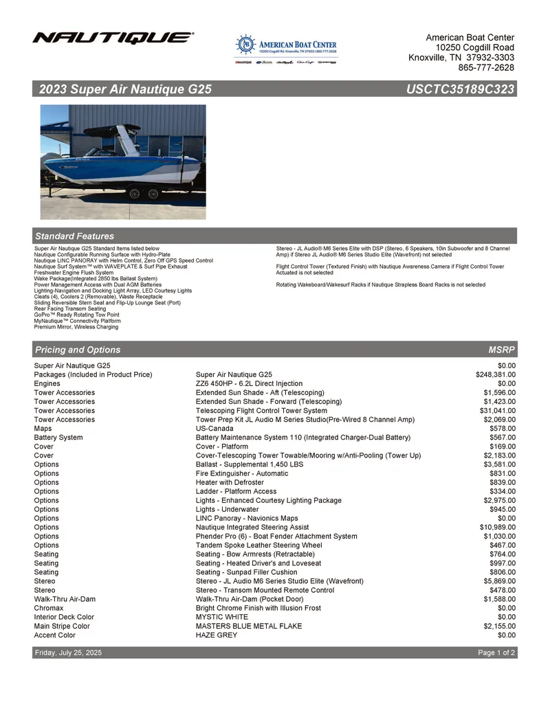 Slide: The Image of Nautique G25 2023 - 14