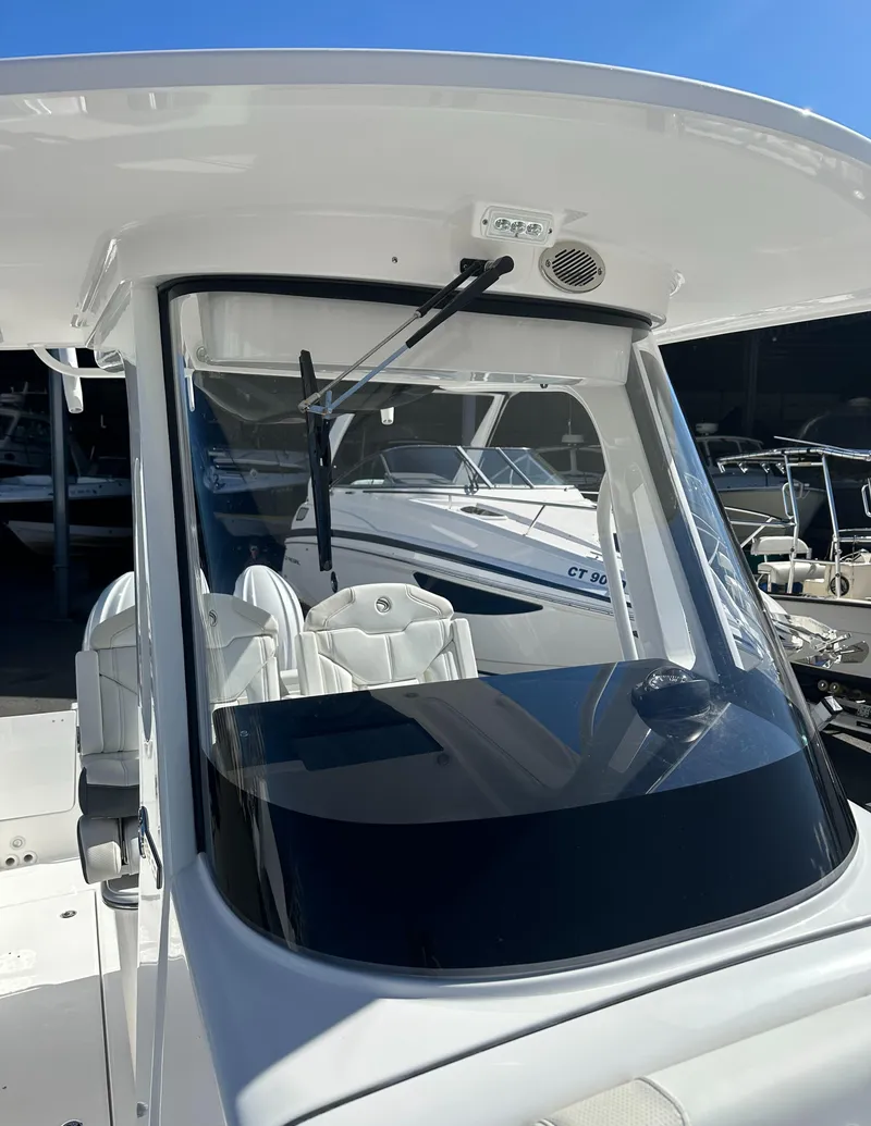 Slide: The Image of 2025 Edgewater 262 Center Console boat with sleek design and modern features. - 41