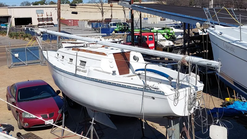 Slide: The Image of hull buffed, new teak topsides - 18