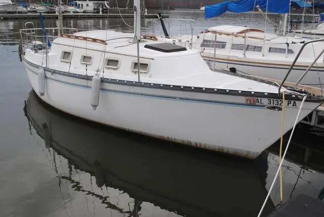 Slide: The Image of Boat in Water before moved to yard - 2