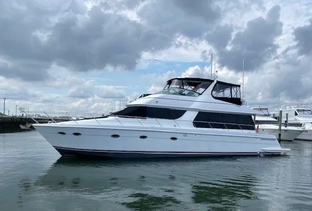 Slide: The Image of Carver Yachts 570 Voyager Pilothouse 2002 - 21