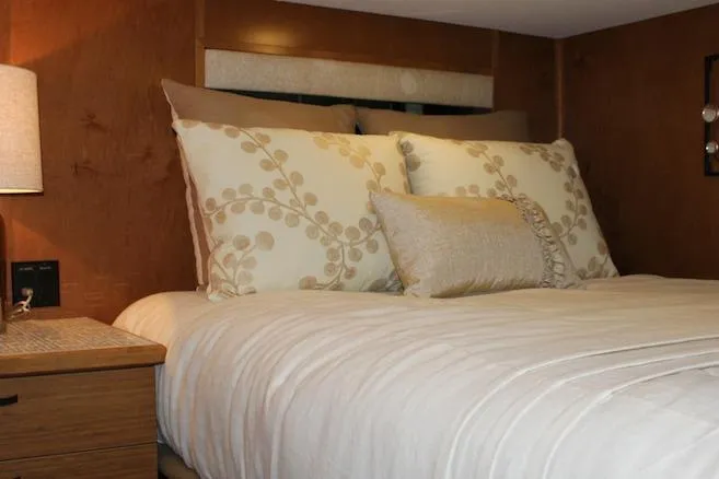 Slide: The Image of Luxurious bathroom interior in 2014 Bravada Infinity Trip #8 houseboat. - 13