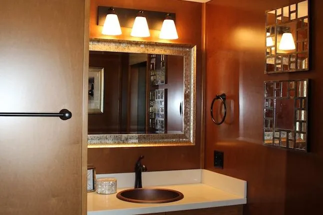 Slide: The Image of Electrical distribution panel in a 2014 Bravada Infinity Trip #8 boat. - 18