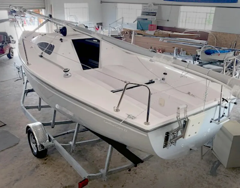 Slide: The Image of 2022 Catalina Capri 22 - Overhead view - 4