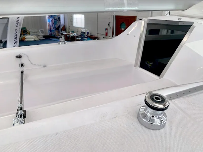 Slide: The Image of 2022 Catalina Capri 22 - Cockpit with winches - 8