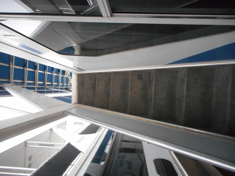 Slide: The Image of Staircase on 2003 Stardust Cruisers Summer Haven Share #34 & 35 houseboat. - 21