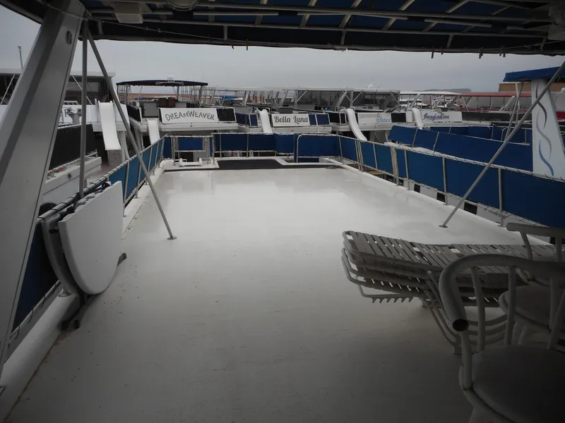 Slide: The Image of Top deck of 2003 Stardust Cruisers Summer Haven Share #34 & 35 houseboat. - 29