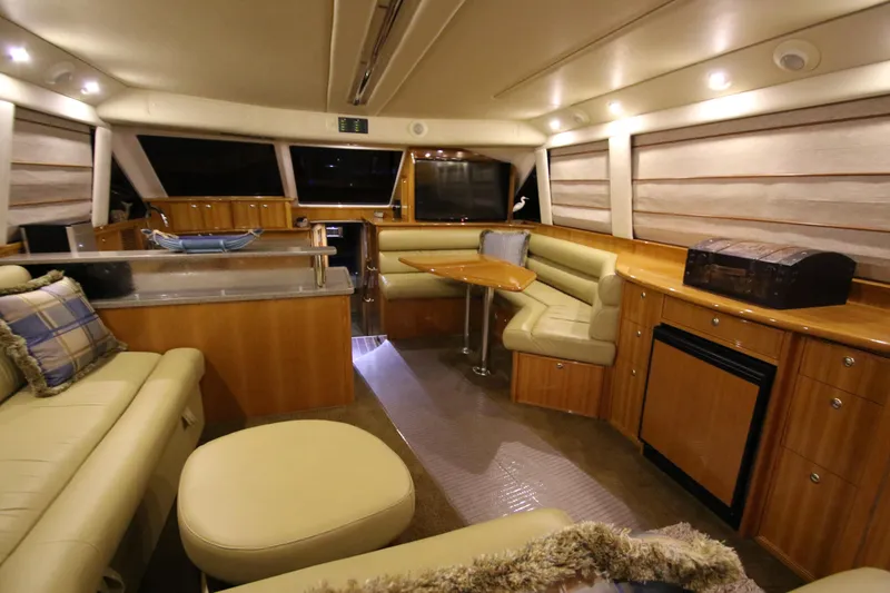 Slide: The Image of Interior of 2008 Riviera 47 Open Flybridge Series II yacht. - 11
