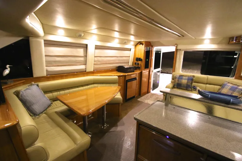 Slide: The Image of Interior of 2008 Riviera 47 Open Flybridge Series II yacht. - 7