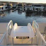 Slide: The Image of View from Bravada Knot A Problem #3 & 9 houseboat, 2011, overlooking marina. - 11