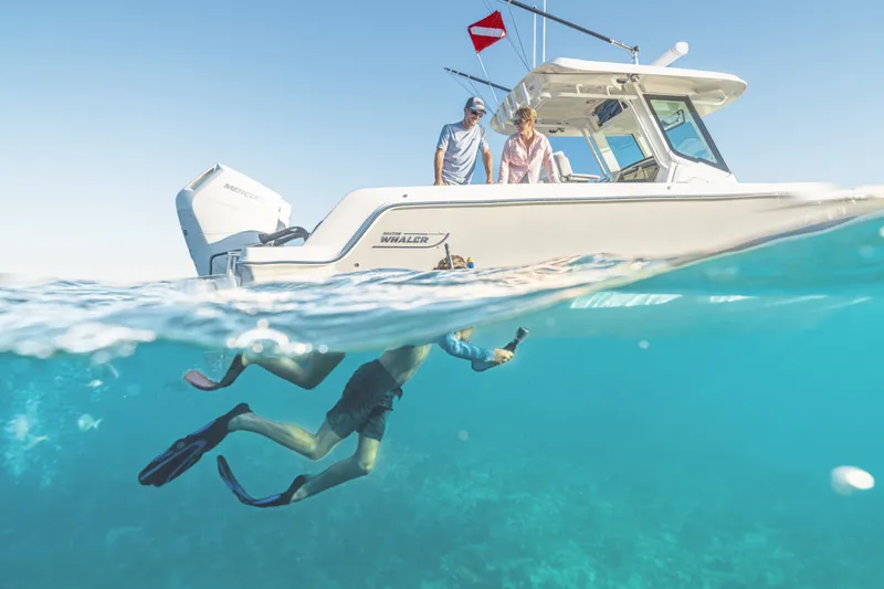 Slide: The Image of Boston Whaler 330 Outrage 2026 - 37