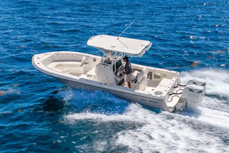 Slide: The Image of Sea Born LX27 Center Console 2027 - 6
