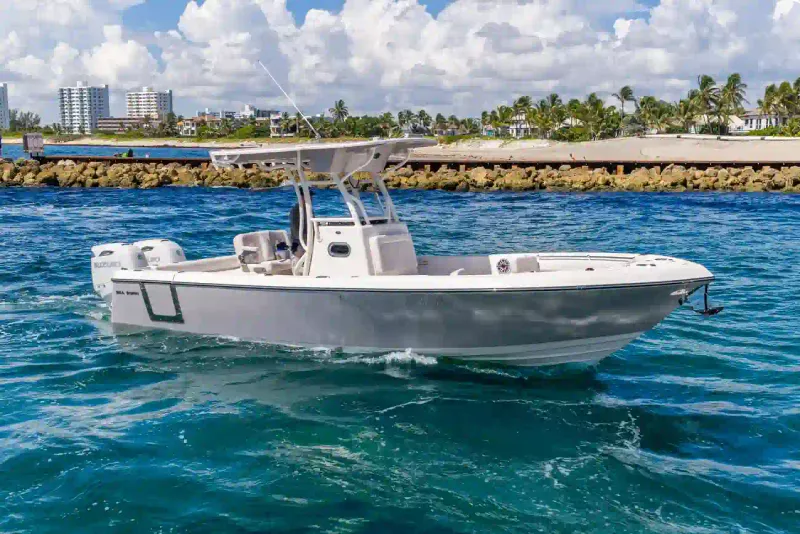 Slide: The Image of Sea Born LX27 Center Console 2027 - 9