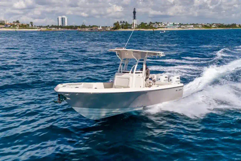 Slide: The Image of Sea Born LX27 Center Console 2027 - 2