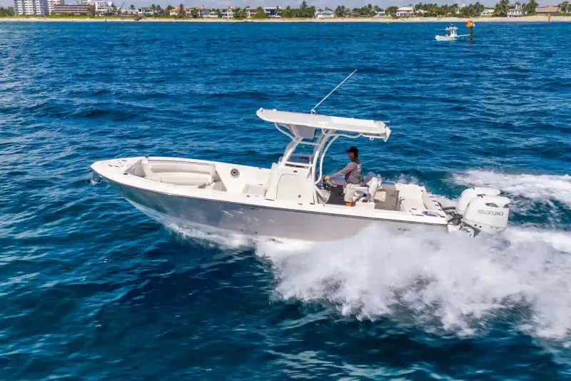 Slide: The Image of Sea Born LX27 Center Console 2027 - 1