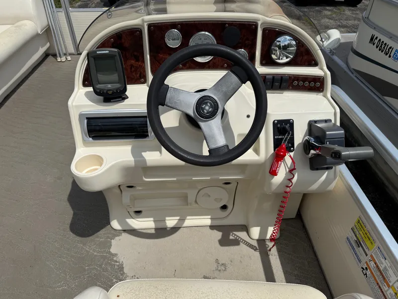 Slide: The Image of 2009 Godfrey TUSCANY SERIES 2086 ES-OB boat steering console. - 8