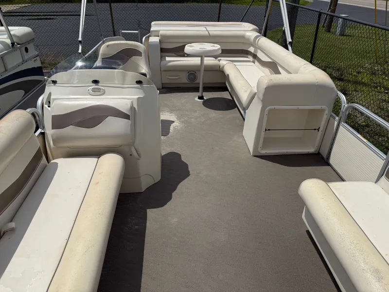 Slide: The Image of Interior of a 2009 Godfrey TUSCANY SERIES 2086 ES-OB pontoon boat. - 9