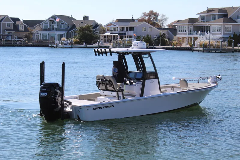 Slide: The Image of Sportsman Masters 247 Bay Boat 2023 - 2