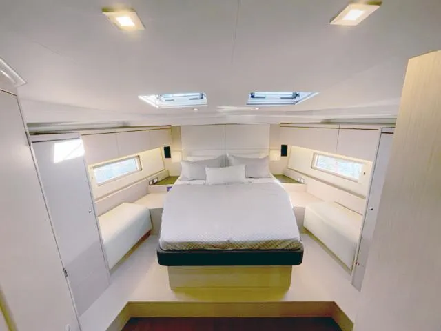 Slide: The Image of 2024 Beneteau 51.1 - Master berth - 14