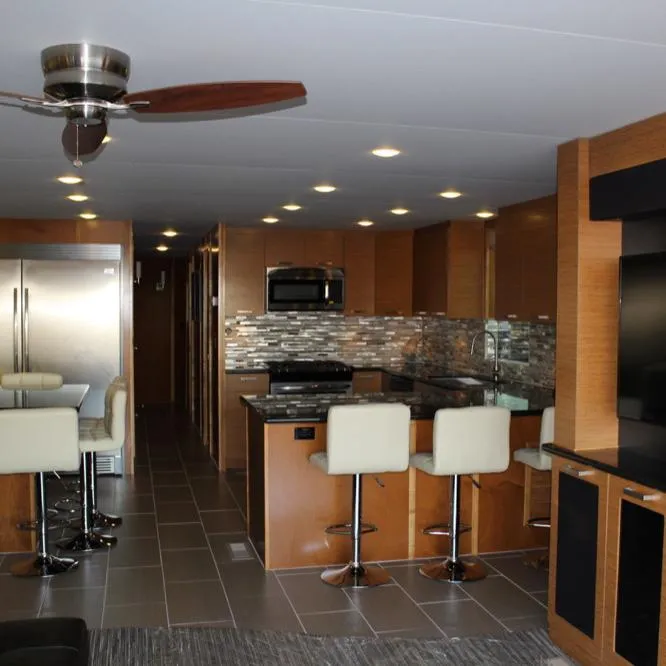 Slide: The Image of Modern kitchen interior in 2015 Bravada Evolution Share #7 houseboat. - 19
