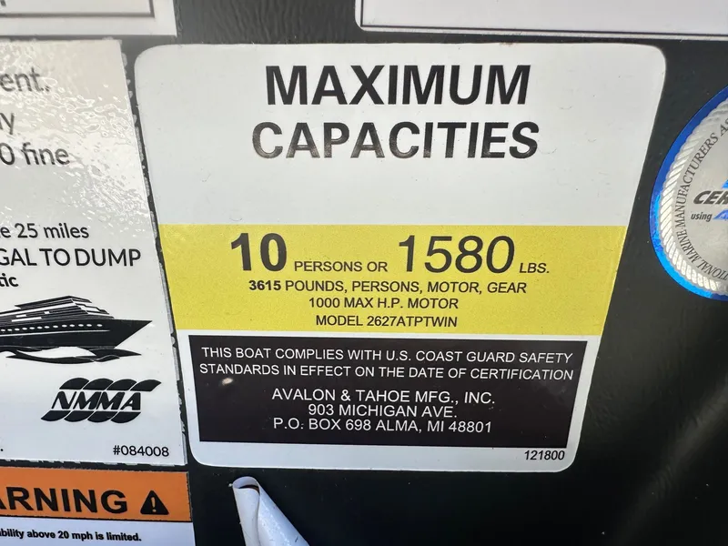 Slide: The Image of Interior of a 2021 Monterey M6 boat with luxurious seating. - 15