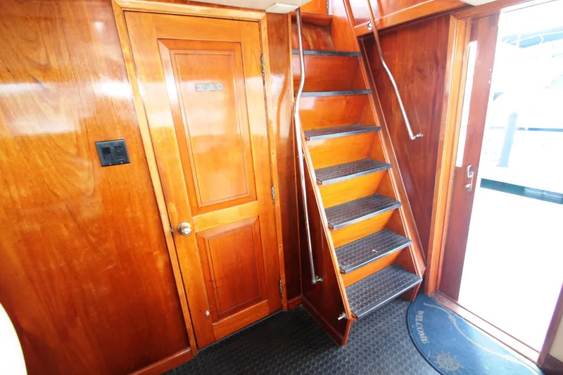 Slide: The Image of Stairs to Bridge from Pilothouse - 67