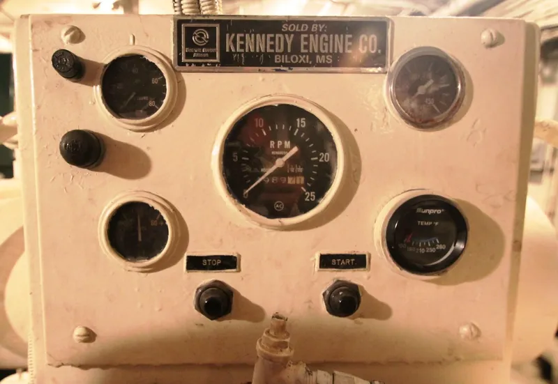 Slide: The Image of Port Engine Panel - 75